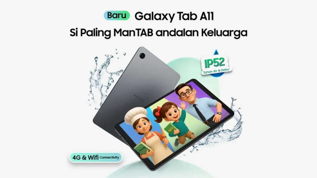 Samsung Galaxy Tab A11 Kids Pack Usung Fitur AI Solve Math untuk Pembelajaran Anak